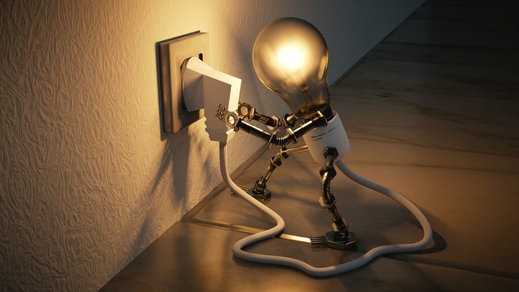 Glühbirne Strom Elektrik Energie erzeugen im Blackout So kann es klappen