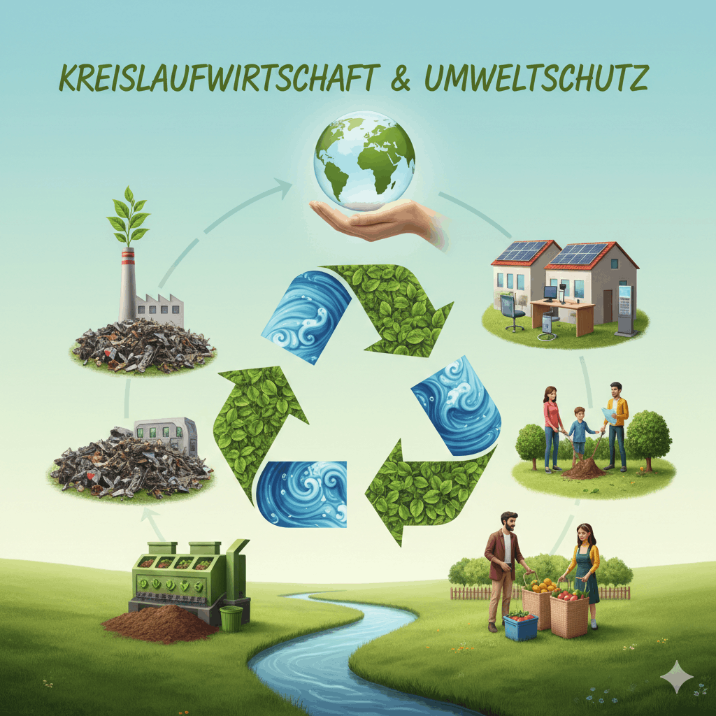 Wirtschaft und Nachhaltigkeit Kreislaufwirtschaft in der Praxis So reduzieren Unternehmen ihren ökologischen Fußabdruck