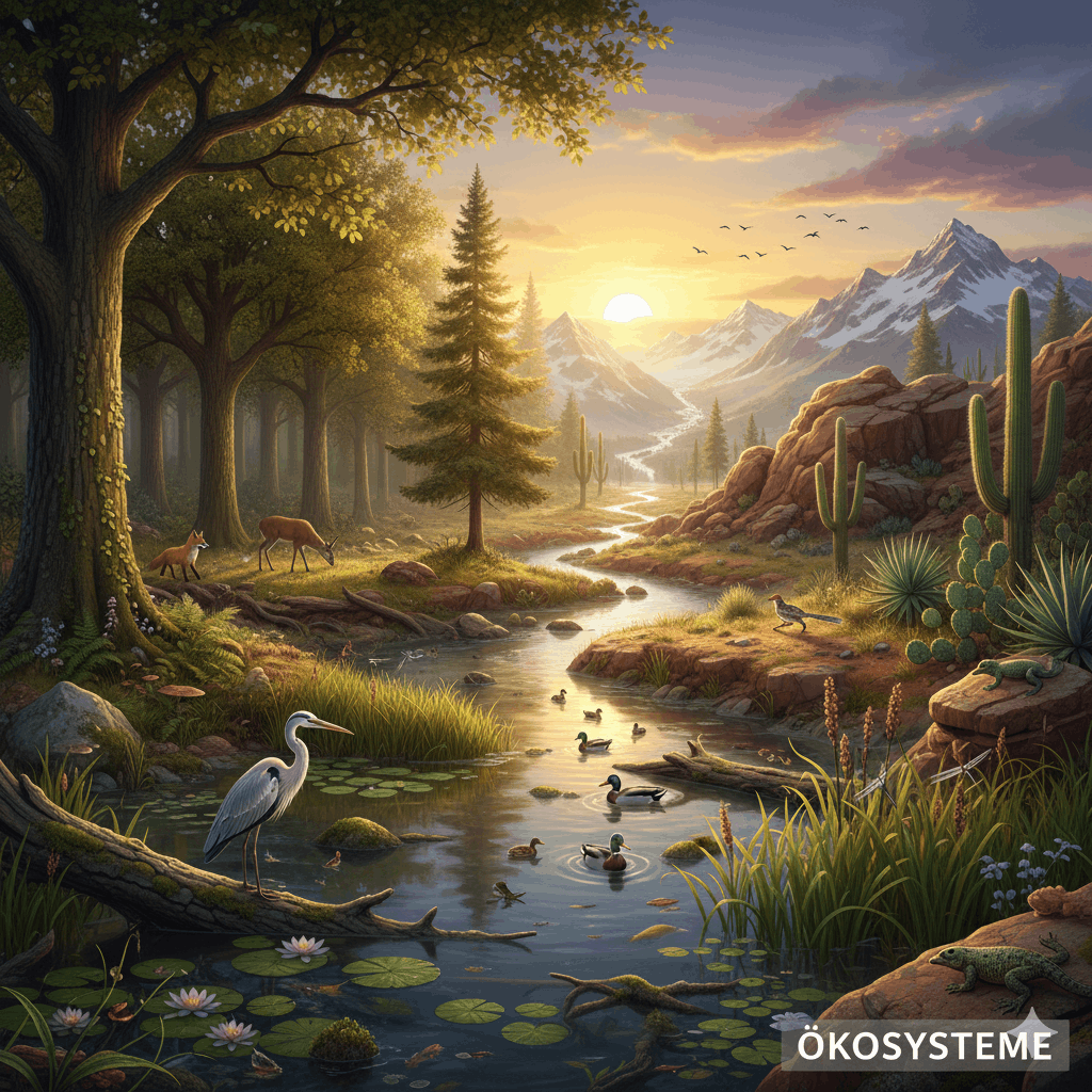 Diverse Ökosysteme Was für Ökosysteme gibt es 20 Beispiele