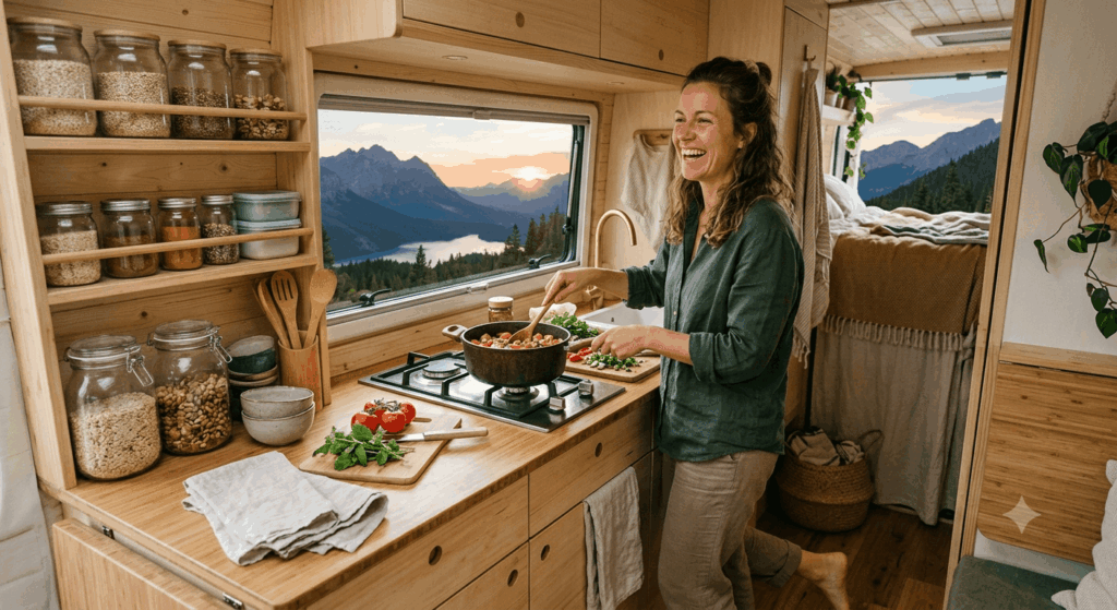 Nachhaltig reisen mit einer gut geplanten Camperküche