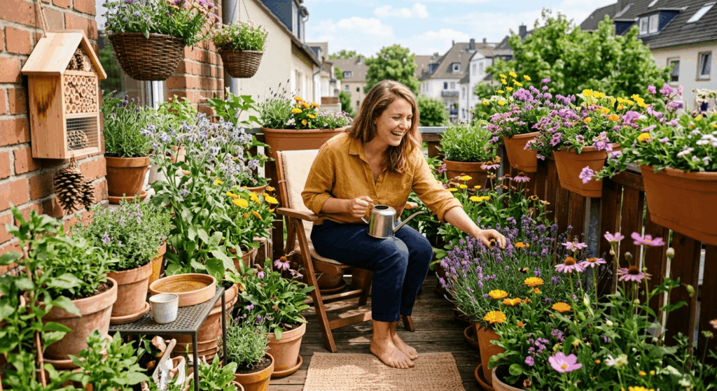 Insektenfreundlicher Balkon Die besten Pflanzen für Wildbienen & Schmetterlinge (2026)